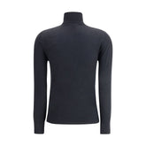 Allude Black Cashmere Turtleneck